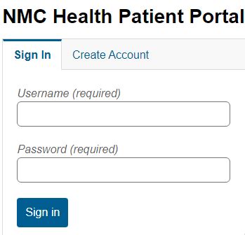 my nmc log in.